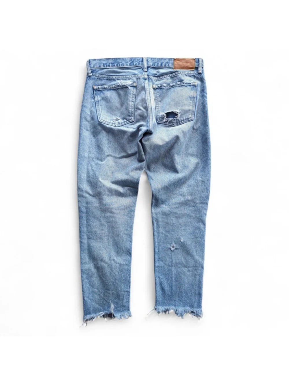MOUSSY Vintage Keller Tapered Jeans Light Wash Denim Sz 28 - Picture 6 of 13